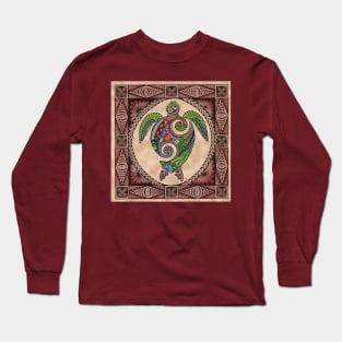 HONU Tribal Turtle Long Sleeve T-Shirt